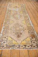 2.5x9.5 Vintage Distressed Oushak Rug Runner // ONH Item ee003606 Image 2