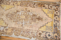 2.5x9.5 Vintage Distressed Oushak Rug Runner // ONH Item ee003606 Image 4