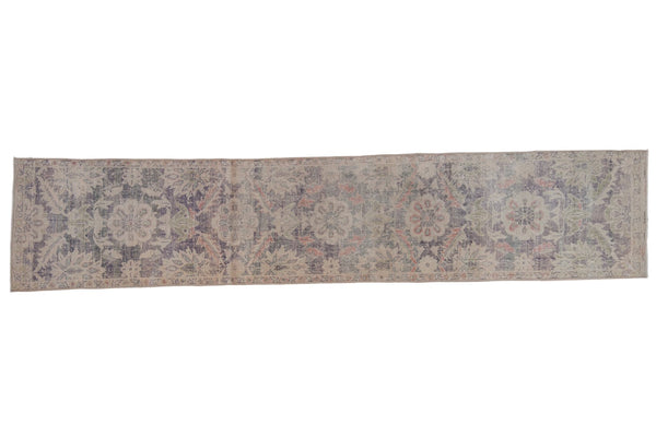Vintage Distressed Oushak Rug Runner / ONH item ee003607