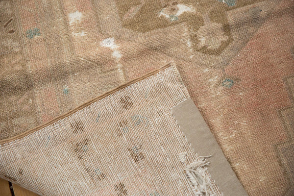 3.5x8.5 Vintage Distressed Patchwork Oushak Rug Runner // ONH Item ee003608 Image 12