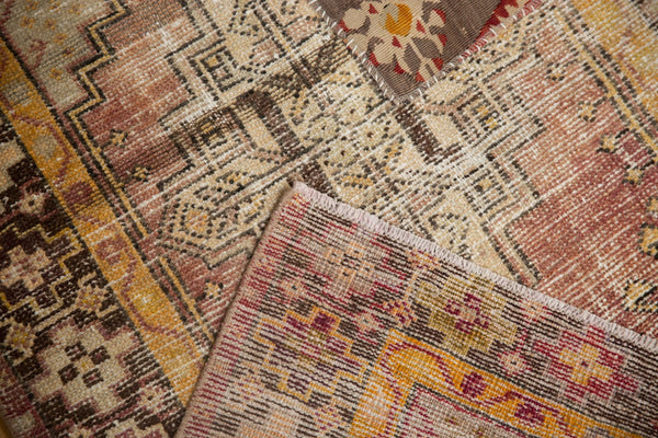 2.5x9 Vintage Distressed Patchwork Oushak Rug Runner // ONH Item ee003609 Image 9