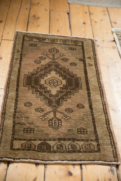 1.5x3 Vintage Distressed Oushak Rug Mat // ONH Item ee003613 Image 2