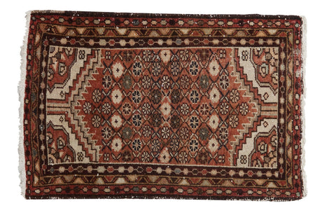 2x3 Vintage Distressed Hamadan Rug Mat // ONH Item ee003615