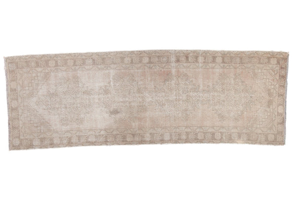 3x9 Vintage Distressed Oushak Rug Runner // ONH Item ee003623