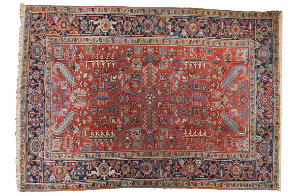 6.5x9 Vintage Heriz Carpet // ONH Item ee003627