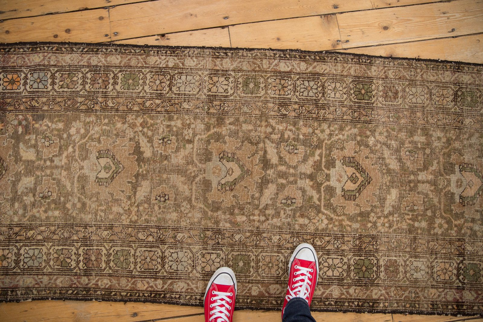 3x13.5 Antique Northwest Persian Rug Runner // ONH Item ee003631 Image 1