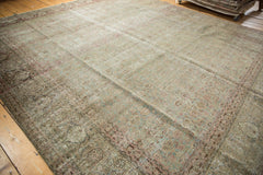 Vintage Distressed Tabriz Square Carpet / ONH item ee003635 Image 9