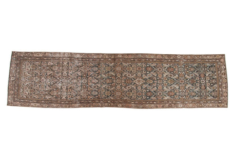 3x11.5 Vintage Distressed Malayer Rug Runner // ONH Item ee003637
