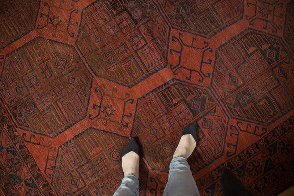 7.5x11.5 Vintage Ersari Carpet // ONH Item ee003645 Image 1