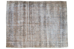 Vintage Distressed Kashan Carpet / ONH item ee003650