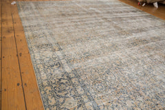 Vintage Distressed Kashan Carpet / ONH item ee003650 Image 14
