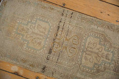 1.5x3.5 Vintage Distressed Oushak Rug Mat Runner // ONH Item ee003660 Image 3
