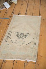 Vintage Distressed Oushak Rug Mat Runner / ONH item ee003665 Image 6