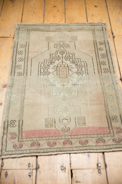 2x3 Vintage Distressed Oushak Rug Mat // ONH Item ee003667 Image 5