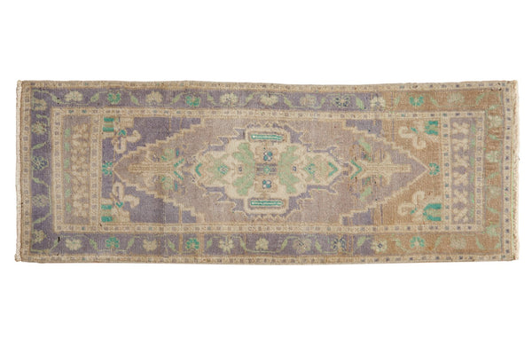 1.5x4 Vintage Distressed Oushak Rug Mat Runner // ONH Item ee003681