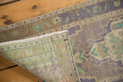 1.5x4 Vintage Distressed Oushak Rug Mat Runner // ONH Item ee003681 Image 6