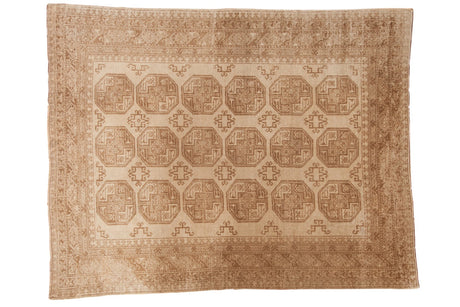 8x9.5 Vintage Distressed Ersari Carpet // ONH Item ee003683