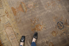 Vintage Distressed Art Deco Carpet / ONH item ee003684 Image 1