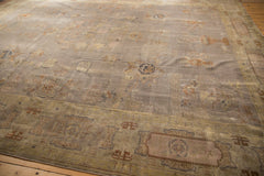 Vintage Distressed Art Deco Carpet / ONH item ee003684 Image 2