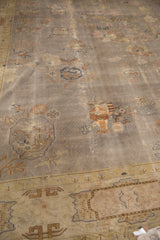 Vintage Distressed Art Deco Carpet / ONH item ee003684 Image 12