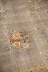 Vintage Distressed Art Deco Carpet / ONH item ee003684 Image 13