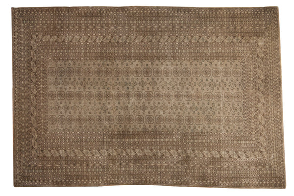Vintage Distressed Bokhara Carpet / ONH item ee003689