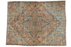 6.5x9 Vintage Distressed Fragment Mehrivan Carpet // ONH Item ee003690
