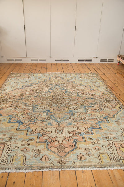 6.5x9 Vintage Distressed Fragment Mehrivan Carpet // ONH Item ee003690 Image 8