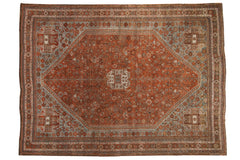 7x9.5 Vintage Distressed Shiraz Carpet // ONH Item ee003691