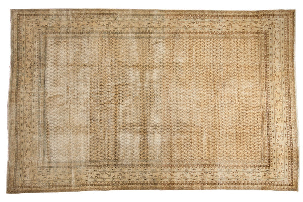 6.5x10.5 Vintage Distressed Mir Sarouk Carpet // ONH Item ee003695