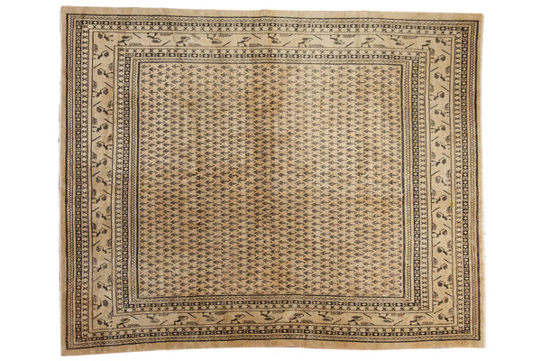 Vintage Distressed Mir Sarouk Carpet / ONH item ee003696