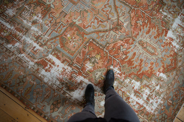 8x11 Antique Distressed Karaja Carpet // ONH Item ee003706 Image 1
