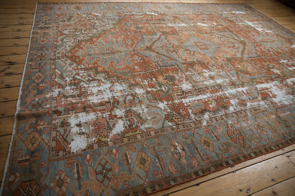 8x11 Antique Distressed Karaja Carpet // ONH Item ee003706 Image 7