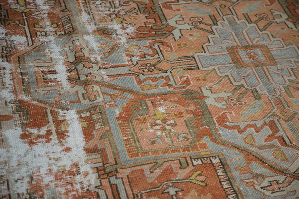 8x11 Antique Distressed Karaja Carpet // ONH Item ee003706 Image 16