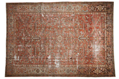 7.5x11 Vintage Distressed Mehrivan Carpet // ONH Item ee003707