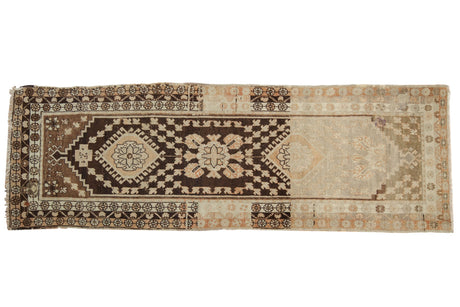 3.5x10 Vintage Distressed Oushak Rug Runner // ONH Item ee003712