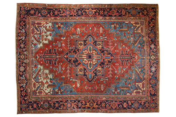 7.5x9.5 Vintage Heriz Carpet // ONH Item ee003718