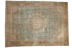 11x15 Vintage Distressed Tabriz Carpet // ONH Item ee003733