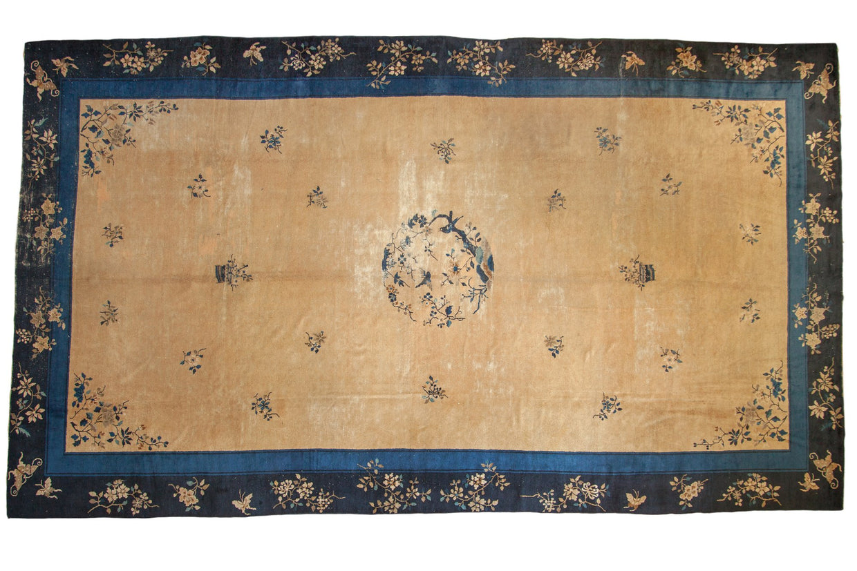 10x17.5 Vintage Peking Carpet // ONH Item ee003739