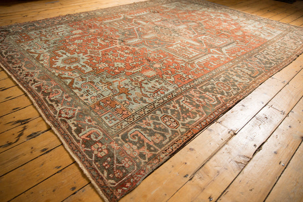 8x10.5 Vintage Distressed Heriz Carpet // ONH Item ee003746 Image 2
