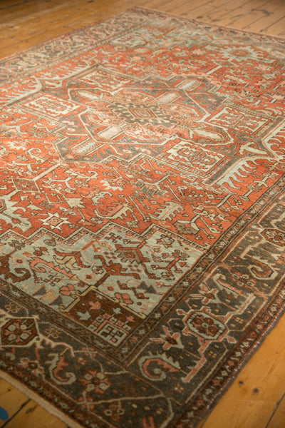 8x10.5 Vintage Distressed Heriz Carpet // ONH Item ee003746 Image 7