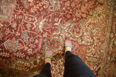 11.5x15.5 Vintage Distressed Heriz Carpet // ONH Item ee003751 Image 1