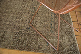 Time-softened Herati pattern and distressed border detail on this vintage Hamadan runner.