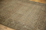 Faded silver and ivory Herati motif and decorative border on the distressed Hamadan runner.
