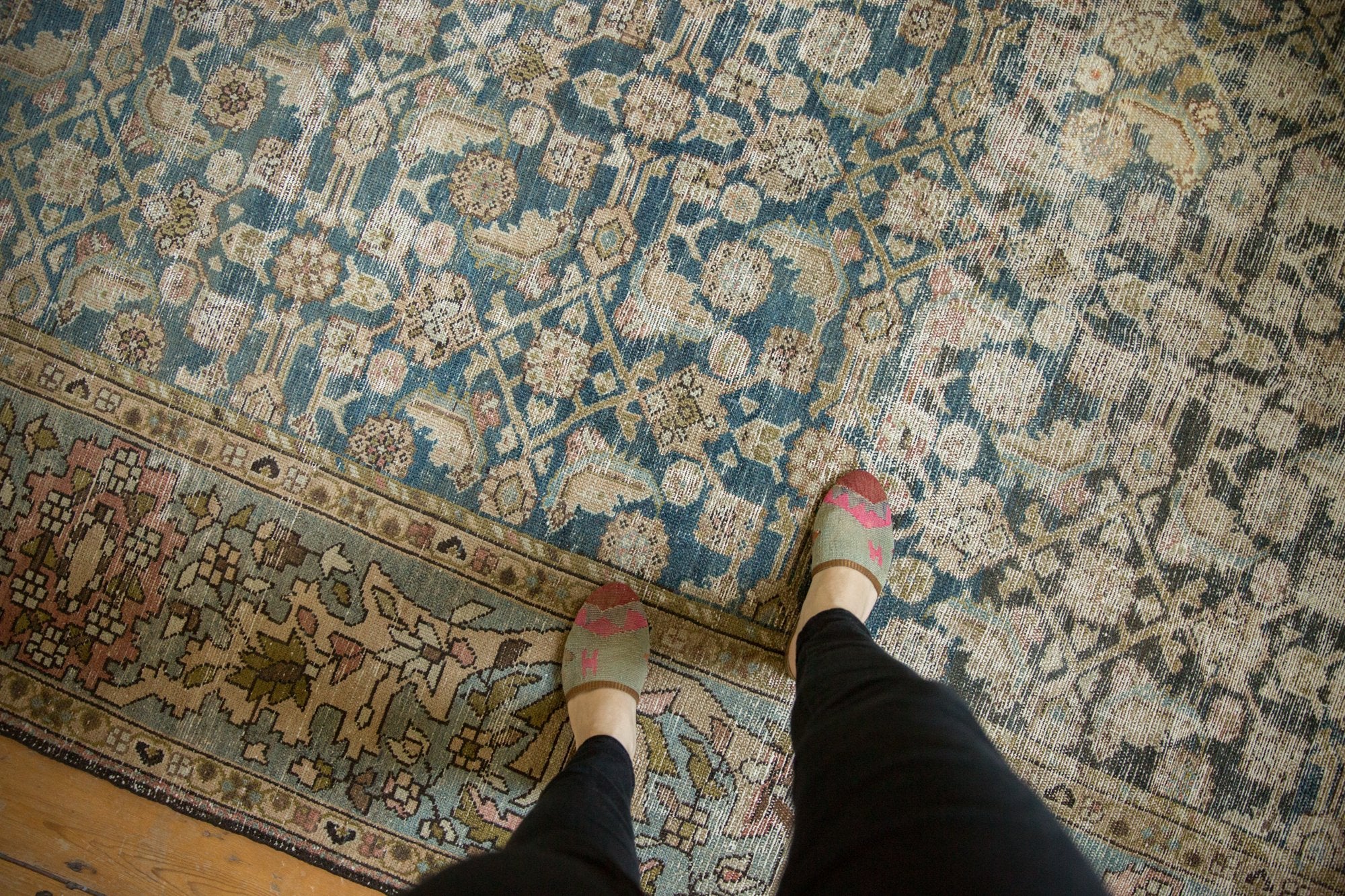 6.5x16 Vintage Distressed Malayer Rug Runner // ONH Item ee003755 Image 1