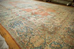 10.5x17.5 Vintage Distressed Mahal Carpet // ONH Item ee003759 Image 2