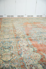 10.5x17.5 Vintage Distressed Mahal Carpet // ONH Item ee003759 Image 5