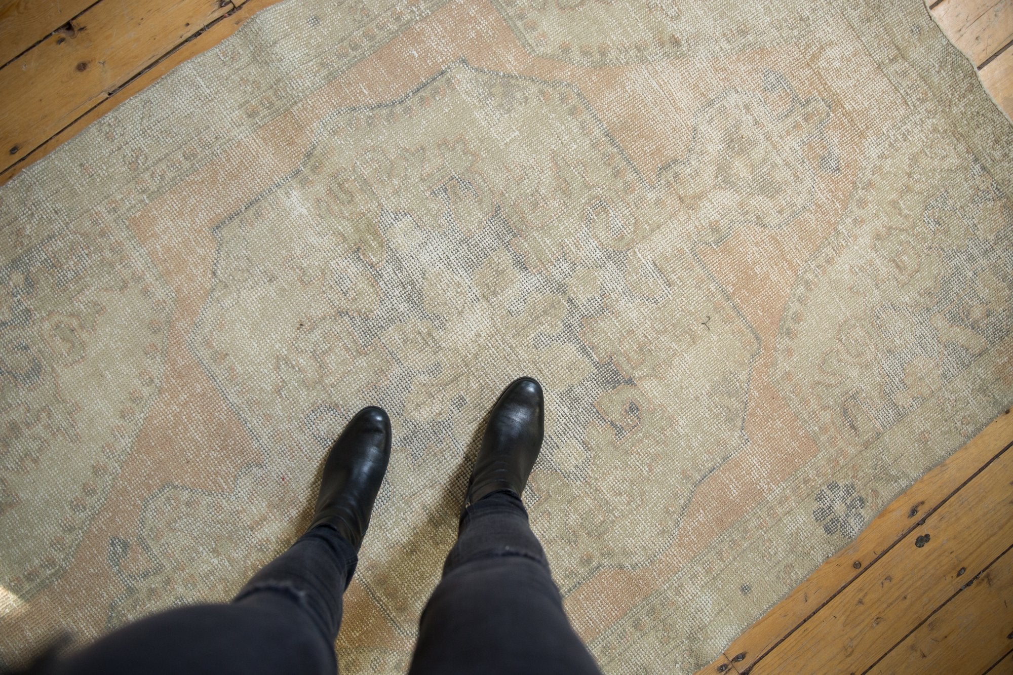 4.5x7 Vintage Distressed Oushak Rug // ONH Item ee003770 Image 1