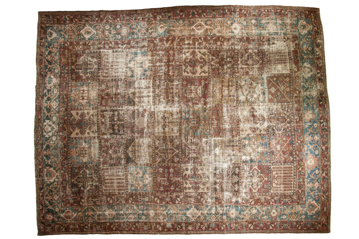12x16 Vintage Distressed Bakhtiari Carpet // ONH Item ee003771