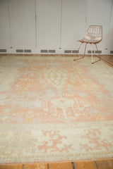 8x11.5 Vintage Distressed Oushak Carpet // ONH Item ee003774 Image 7